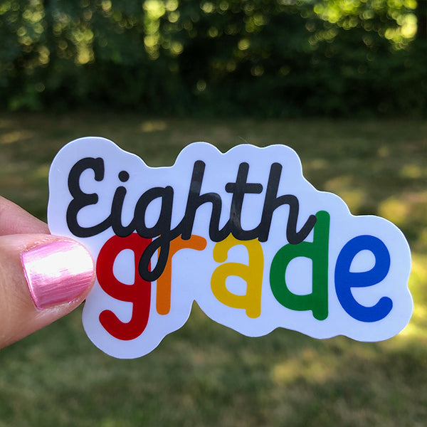 Eighth Grade Teacher Sticker