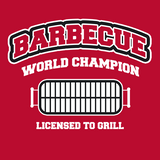 BBQ Barbecue Grill World Champ T-Shirt