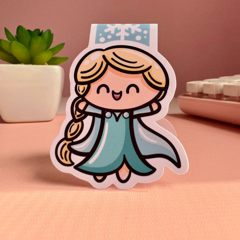 Winter Princess Magnetic Bookmark