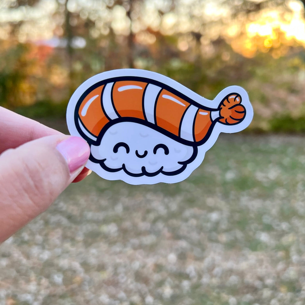 Cute Clown Fish Sushi Sticker