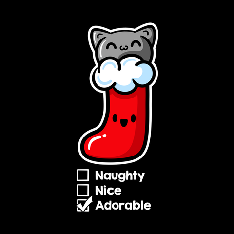 Cute Cat Christmas Stocking Shirt