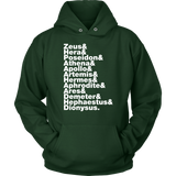 Greek Gods Helvetica Hoodie