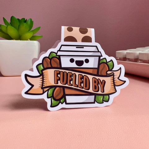 Fueled By Coffee Magnetic Bookmark