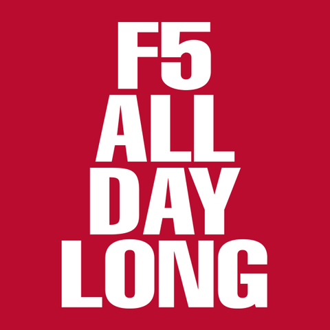 F5 Internet Typography T-Shirt