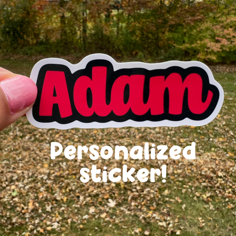Personalized Name Sticker