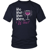 Who What When Where Wine