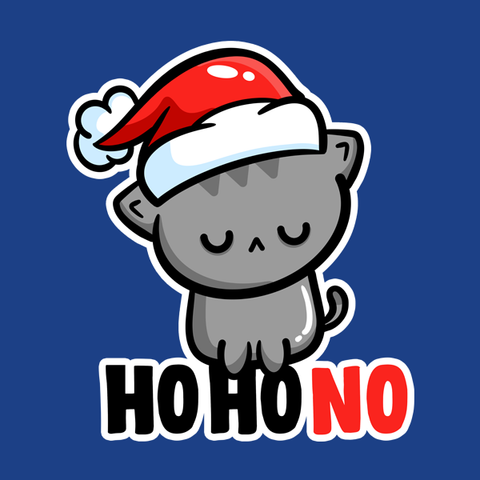 Ho Ho No Christmas Cat Shirt