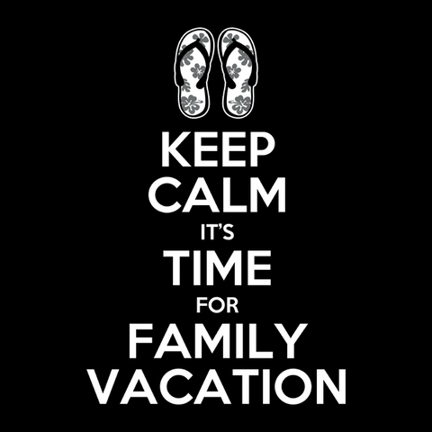 Keep Calm Family Vacation T-Shirt