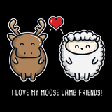 Moose Lamb Friends T-Shirt