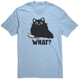 What Knife Cat Black Cat T-Shirt