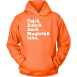 Muslim Prayers Helvetica Hoodie