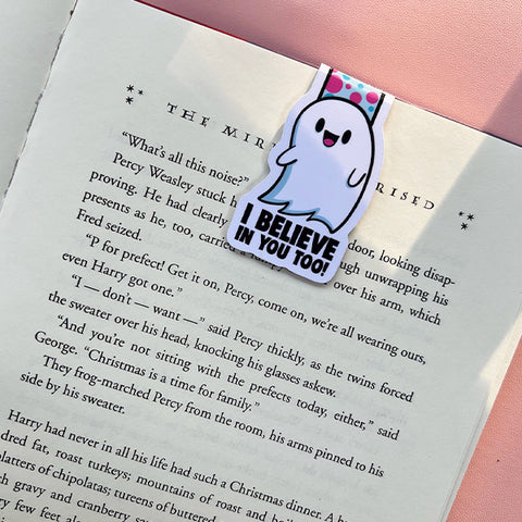 I Believe in You Ghost Magnetic Bookmark