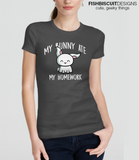 Bunny Ate My Homework T-Shirt