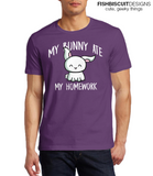 Bunny Ate My Homework T-Shirt