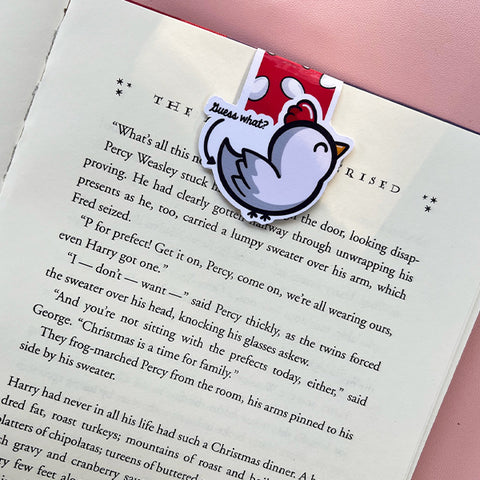 Guess What Chicken Butt Magnetic Bookmark
