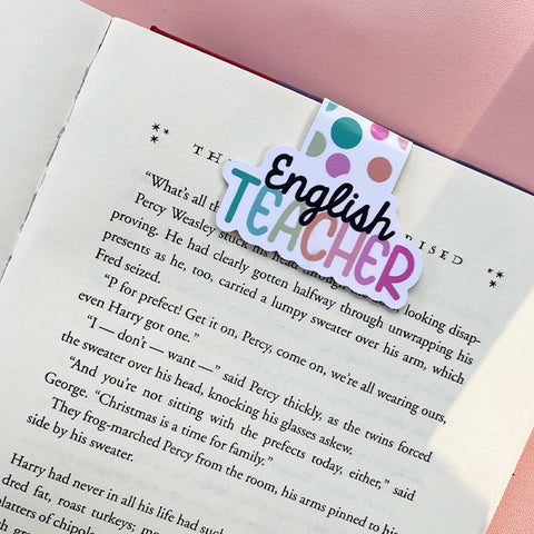 English Teacher Magnetic Bookmark