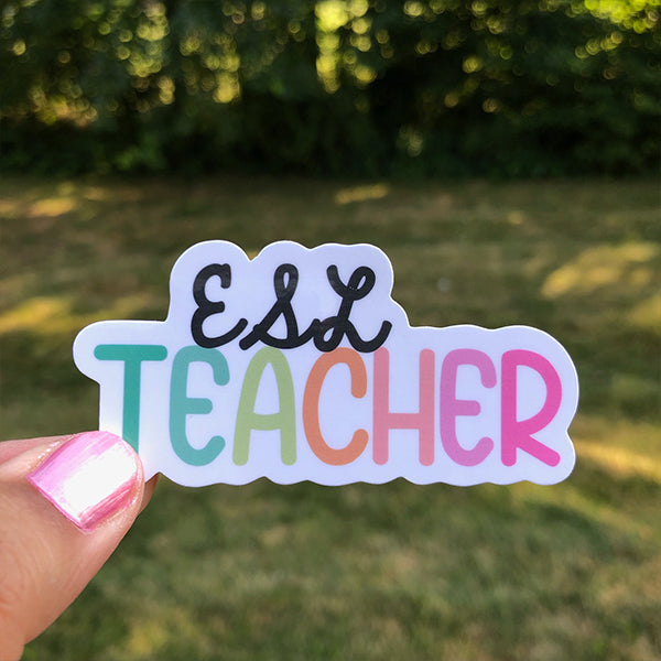 English Teacher Sticker – FishbiscuitDesigns