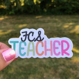 FCS Teacher Sticker