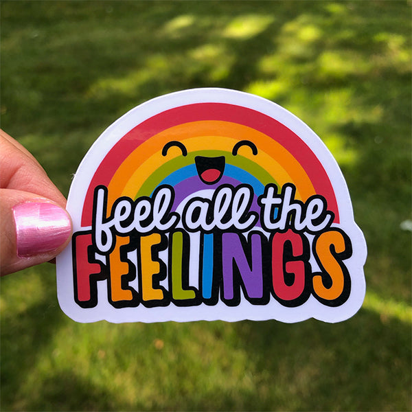 Feelings Rainbow Sticker