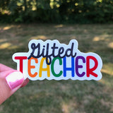 Gifted Teacher Sticker