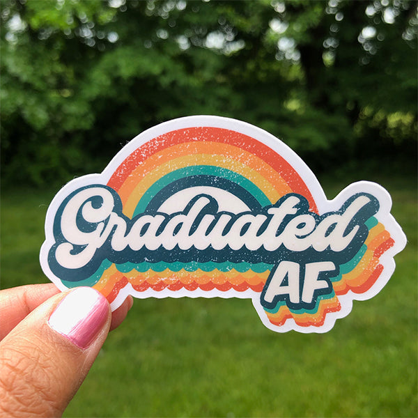 Graduated AF Sticker