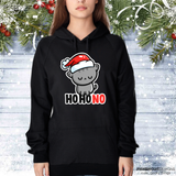 Ho Ho No Christmas Cat Hoodie