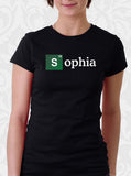 Periodic Table Name T-Shirt PERSONALIZED
