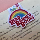 Read Banned Books Magnetic Bookmark