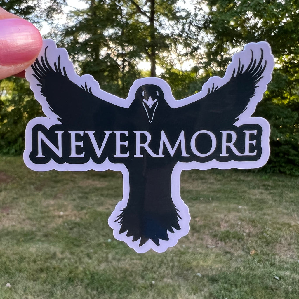 Nevermore Raven Sticker