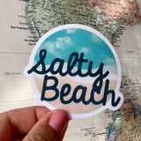 Salty Beach Sticker