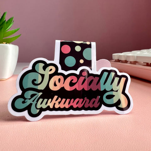 Socially Awkward Magnetic Bookmark