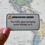 CDC Says Stickers