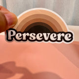 Supreme Court Justice Ketanji Brown Jackson Persevere Rainbow Sticker