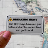 CDC Says Stickers