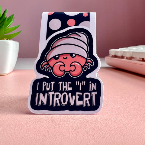 Introvert Magnetic Bookmark