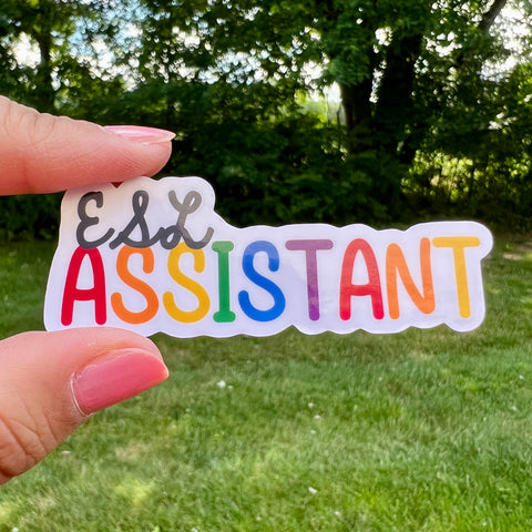 ESL Assistant Sticker
