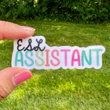 ESL Assistant Sticker