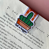 Not a Hugger Cactus Magnetic Bookmark