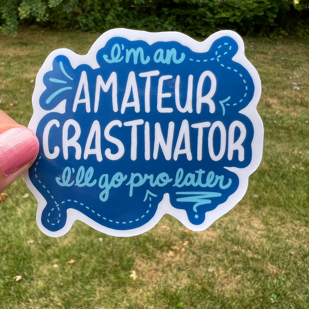 Funny Procrastination Sticker