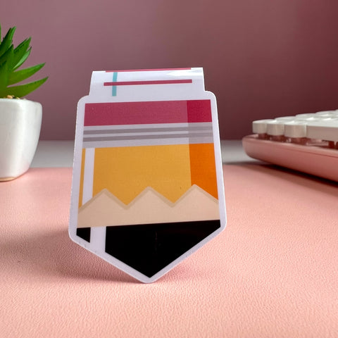 Pencil Magnetic Bookmark