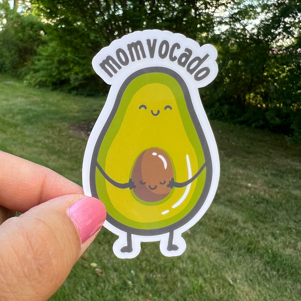 Mom Avocado Sticker