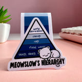 Maslow’s Hierarchy Cat Magnetic Bookmark