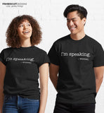 I'm Speaking