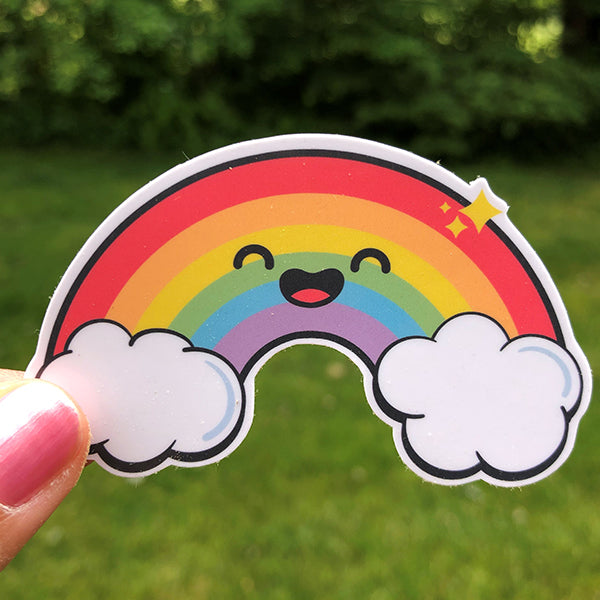 Kawaii Rainbow Sticker