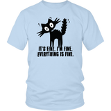 Everything is Fine Cat T-Shirt