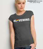 Love Wins T-Shirt (white text)