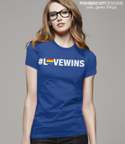 Love Wins T-Shirt (white text)