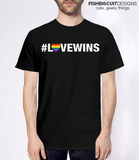 Love Wins T-Shirt (white text)