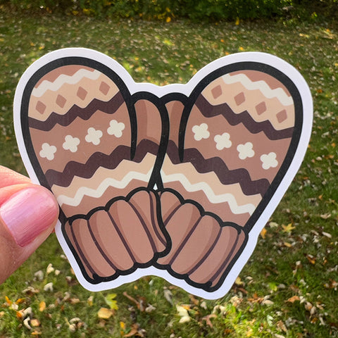 Winter Mittens Sticker