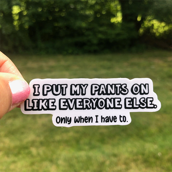 Pants Sticker – FishbiscuitDesigns
